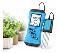 Strumento Impermeabile, Kit 7 In 1, Misuratore Digitale, pH, Nutrienti | Risposta in 5 secondi, LCD retroilluminato, antipolvere, senza reagenti, for frutteto e orto