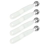 Strumento in acciaio per fragole e anguria con manico ergonomico per rimuovere il torsolo del gambo della frutta, essenziale da cucina, ergonomico
