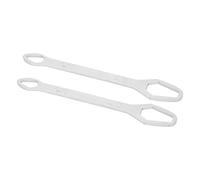 Strumento in Acciaio Regolabile con Chiave Universale con Elevata Durezza per il Miglioramento della Casa e la Riparazione Automatica 2 Pezzi 8-22 Mm (G (elettrozincatura argento))