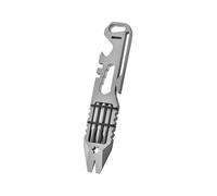 Strumento in lega da 10,6 cm, dispositivo portatile con chiave e regolatore ruota, per campeggio e ciclismo
