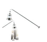 Strumento in metallo per spegnere la fiamma | Strumento per spegnere candele con design a campana per spegnere la fiamma in modo sicuro a casa, compleanno, bagno