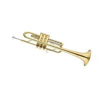 strumento in ottone a tromba Fascia Da Esame Professionale In Oro Laccato Nella Tonalità Di Do Bemolle Che Suona Uno Strumento A Tromba Per Uso Generale