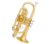 strumento in ottone a tromba Strumento A Cornetta In Si Bemolle Numero Di Palma Strumento A Tromba Portatile Modello Oro Per Principianti