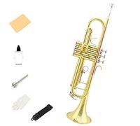 strumento in ottone a tromba Strumento Musicale Per Tromba In Si Bemolle Per Principianti, Ottone Fosforo, Ottone, Strumento A Fiato, Prestazione Per L'esame