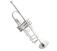strumento in ottone a tromba Tromba In Ottone A Tre Toni Placcata Argento In Si Bemolle Che Suona Lo Strumento A Tromba