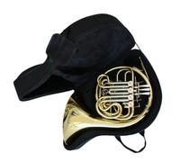 Strumento In Ottone Placcato Oro Di Qualità Professionale In Corno Francese Doppio BF Corno Francese In Ottone