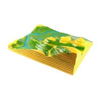 Strumento Insegnamento Della Geografia Magnetica ABS Modello Terreno Isohypse Topografico Isohypse Learning Per Le Aule Insegnamento Delle Mani Sulla Geografia