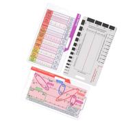 Strumento interpretazione ECG portatile con carta righello a 7 passaggi da 3 per l ' interpretazione ' ECG Strumento valutazione della del cuore