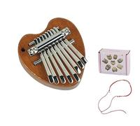 Strumento Kalimba a 8 tasti Mini tastiera musicale Pollice Pianoforte in legno Regali Portatile Pollice Acrilico Regalo di Natale Piano