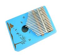 Strumento Kalimba Blu 17 Tasti Pianoforte Portatile Kalimba In Legno Con Accessori Kalimba Strumento Musicale (Color : 05)