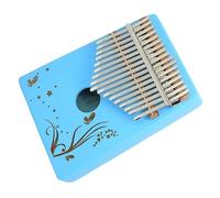 Strumento Kalimba Blu 17 Tasti Pianoforte Portatile Kalimba In Legno Con Accessori Kalimba Strumento Musicale (Color : 04)
