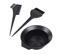 Strumento kit di tintura da colorare per capelli con ciotola a pennello set da colorare a doppia faccia di nera per salone 3pc kit da colorare per capelli