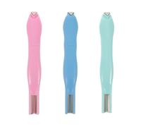 Strumento Magnetico per Nail Art Cat Eye 3 Pezzi, Plastico | Forma Cuore, Cilindro Arrotondato e Striscia, Set Professionale Portatile per Salone e Viaggio
