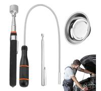 Strumento Magnetico Per Recupero Oggetti | Prenditore Magnetico Per Oggetti Metallici | Accessori Per Riparazione Auto Regolabili E Girevoli Per Uso In Garage Per Papà Nonno E Figlio
