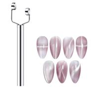 Strumento magnetico per unghie a forma Y, penne magnetiche forti Gel magnetico 3D per occhi gatto Disegni artistici Strumenti Strumenti per manicure Strumento magnetico per unghie a forma Y
