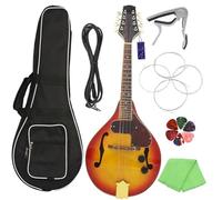 Strumento Mandolino Professionale Mandolino Elettrico Set 8 Corde Mandolino Elettrico In Stile A Con Custodia Per Strumenti Per Principianti(Set)