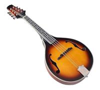 Strumento Mandolino Professionale Mano Destra 8 Corde Mandolino Chitarra Classica Strumento Melodico Uno Stile Mandolino Colore Sunburst Per Principianti Adulti(Yellow)
