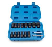 Strumento manicotto estrattore dadi facile e veloce set 16 pz per rimozione effi