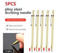 Strumento Mano Metallo Piastrella Tagliando Penna Incisione 150mm 5PCS Curvo Tip