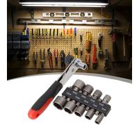 Strumento manuale chiave a presa 10 pz adattatore 6,35 mm/1/4 pollici driver dad