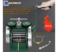 Strumento manuale del rullo della lamiera di metallo piatto del filo della macchina del laminato della combinazione dei gioielli per la progettazione di riparazione di gioielli