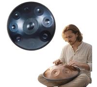 Strumento manuale in acciaio, layout 9-12 note sintonizzato a 432 Hz e 440 Hz per meditazione e pratica musicale, 55 cm