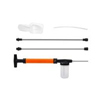 Strumento manuale per spolverare, kit spruzzatore per polvere portatile, manico con grilletto controllato, pratico set di attrezzature per prato, applicatore per polveri con design ergonomico