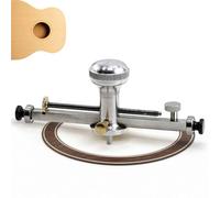 Strumento Manuale Per Tagliare Le Buche Del Suono Della Chitarra, Apricerchio Regolabile Da 46-240 Mm (1,81-9,45 Pollici), Guida Per Bordi Da Liutaio In Alluminio O Ottone Premium Per Accessori