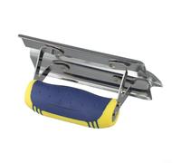 Strumento manuale professionale in acciaio inossidabile per calcestruzzo con design unico senza rivetti, progettato per l'efficienza nella scanalatura e nella finitura del cemento (b)