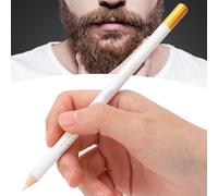 Strumento, Matita Barbiere Bianca, Matita per Barba, Matita per Fodera per Barba Uomo, Matita per Barba Professionale Filler Matita per Barba per Uso Domestico Liner Sha (Bianco)
