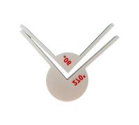 Strumento misurazione degli angoli professionale Angoli presa ergonomici Misurazione della geometria matematica del righello per la geometria progetti ingegneria per studenti