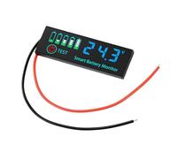 Strumento Misurazione Del Misuratore Del Tester Multipli Tensioni Per Batteria Per Sistemi 12V/24 V/36V/48 V Con Facile Misurazione Ferro Litio Controllo Pulsante Controllo