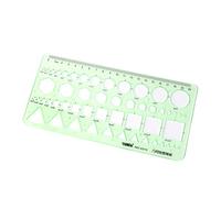 Strumento misurazione dello stencil del righello del modello geometrico esagonale del cerchio plastica del quadrato NOVITÀ e a causa della differenza tra diversi monitor