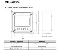 Strumento MT50 per controller solari per epever con funzionalità display LCD