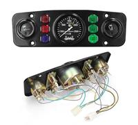 Strumento Multifunzionale Per Auto Con Contagiri, Monitor Carburante E Temperatura - Gruppo Automobilistico Universale 12v Con 6 Spie Per Lo Stato Del Veicolo In Tempo Reale