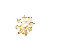 Strumento multifunzione for coperchio di neve in acciaio inossidabile 18 in 1, chiavi multiuso for coperchio di neve(Gold Wrench kit)