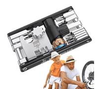 Strumento multifunzione per bicicletta - Strumento combinato di riparazione della bicicletta, kit di attrezzi per catena della bicicletta portatile, kit di attrezzi per bici fuoristrada, accessori per