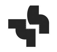 Strumento multifunzione per linee sottili e linea barba con stencil di misurazione accurati per barbieri professionisti Forma precisa