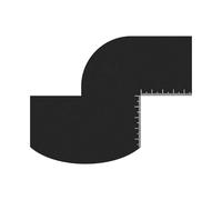 Strumento multifunzione per linee sottili e linea barba con stencil di misurazione accurati per barbieri professionisti