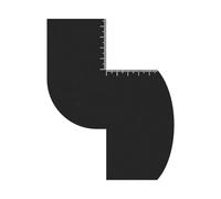 Strumento multifunzione per linee sottili e linea barba con stencil di misurazione accurati per barbieri professionisti