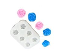 Strumento multiuso in silicone per fai da te a forma di rosa per cioccolato e sapone strumento di cottura dei gioielli in silicone