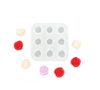 Strumento multiuso in silicone per fai da te a forma di rosa per cioccolato e sapone strumento di cottura dei gioielli in silicone