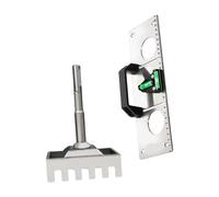 Strumento multiuso per fori quadrati per cartongesso e scatole elettriche Costruzione in acciaio per elettricista professionale ergonomico taglierina in acciaio ad alto tenore di carbonio
