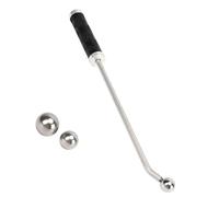 Strumento multiuso per il restauro degli strumenti in ottone con struttura in acciaio inox, manico lungo ergonomico e 3 sfere di riparazione in acciaio inox