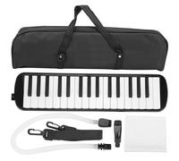 Strumento musicale a fiato portatile, suono forte di alta qualità 32 tasti IRIN Melodica, per principianti che esercitano bambini (BLACK)