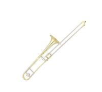 Strumento Musicale A Trombone Con Trombone Contralto In Oro Chiave Eb