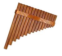 Strumento Musicale Cinese Flauto Di Pan In Bambù Naturale Regolabile Con Tono G A 15 Tubi Flauto Di Pan Fatto A Mano Flauto Di Pan Per Principianti (Color : Right)