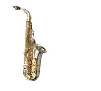 Strumento Musicale Con Chiave In Oro Placcato In Nichel Mib Tune Per Sassofono Contralto Con Custodia (Color : 02)