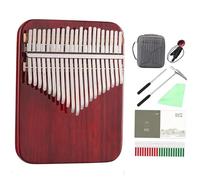 Strumento Musicale Con Tastiera Per Pianoforte A Forma Di Cuore Viola Impiallacciato In Legno Massello Kalimba A 21 Tasti Mbira