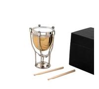 Strumento Musicale Decorazione Kit Di Batteria Jazz In Miniatura Modello Mini Strumento Musicale Che Non Può Suonare 8x6 Cm